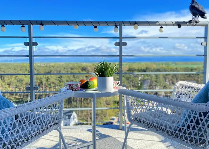 White Suite, 50 Meters To Beach, 10th Floor, Beautiful View, Baltic Apartmán *