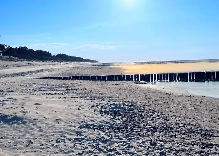 White Suite, 50 Meters To Beach, 10th Floor, Beautiful View, Baltic Dziwnówek