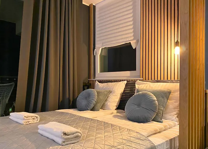 Apartmán White Suite, 50 Meters To Beach, 10th Floor, Beautiful View, Baltic Dziwnówek